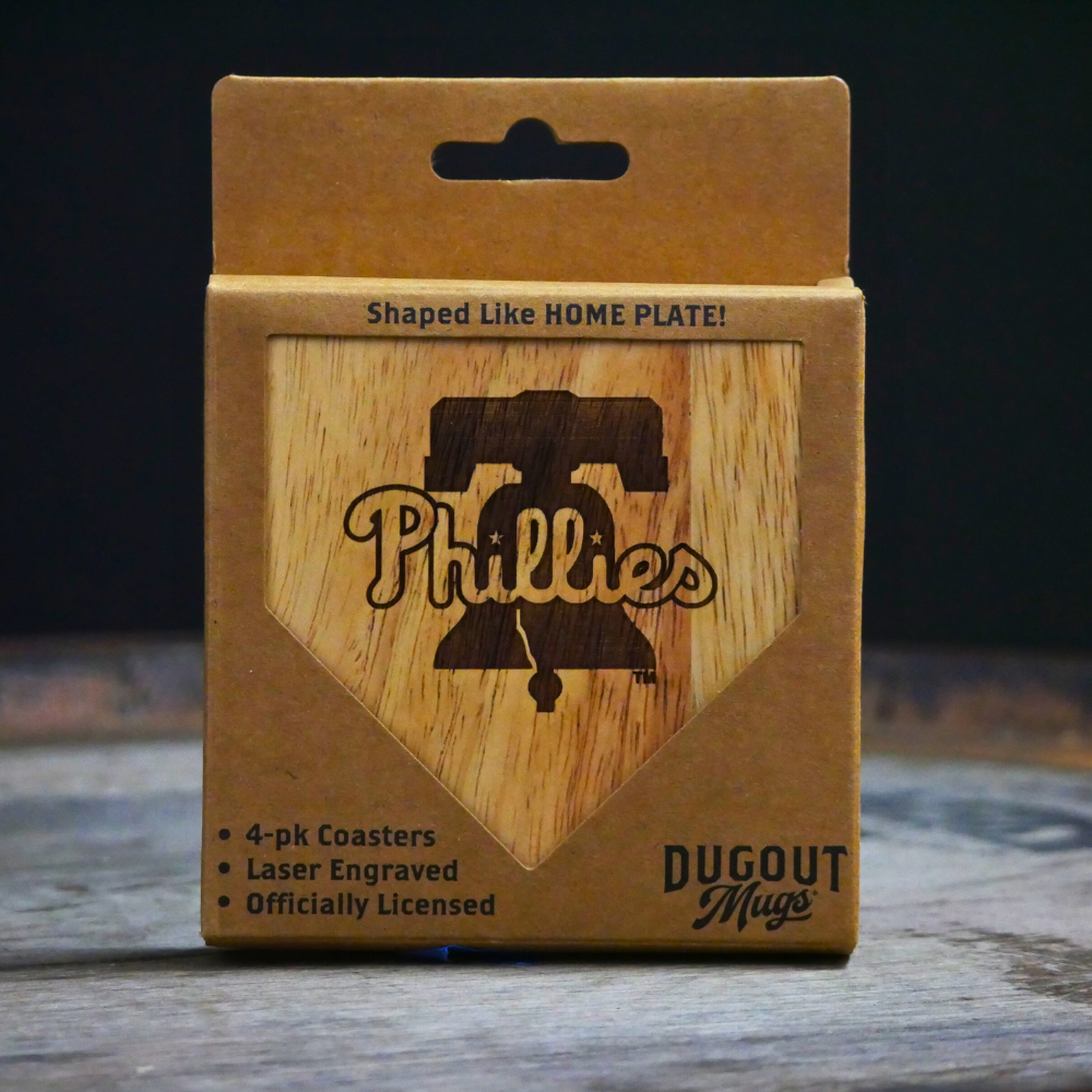 Philadelphia Phillies Dugout Mug® | Wood Coaster