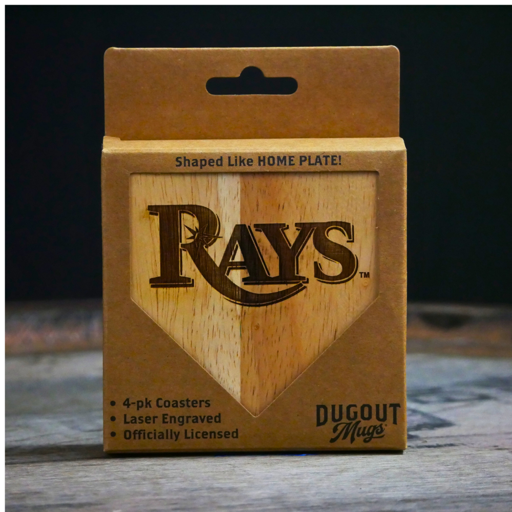 Tampa Bay Rays Dugout Mug® | Wood Coaster