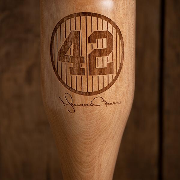Mariano Rivera 42 Signature Series Baseball Bat Wine Glass | Wined Up® -