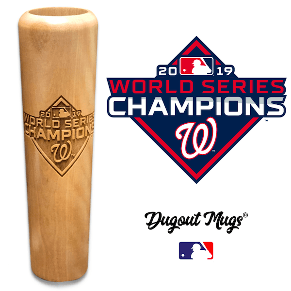 Washington Nationals World Series Championship Bat Mug - Dugout Mugs® -