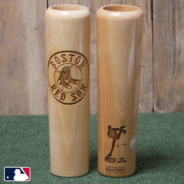 Boston Red Sox Tanner Houck's Pitch for Adoption | Cheers for Charity | Dugout Mug® | Baseball Bat Mug