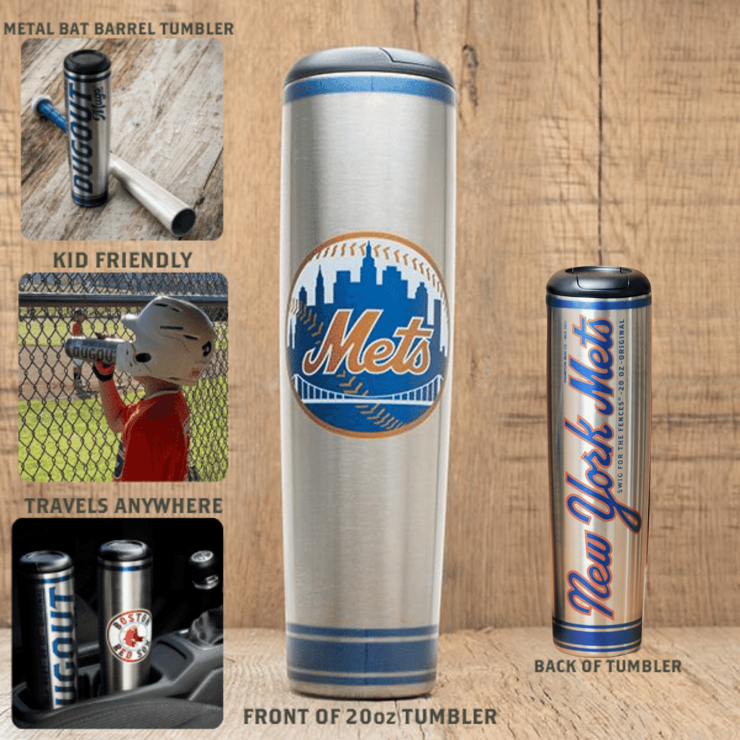Metal Dugout Mug | MLB Bat Mug