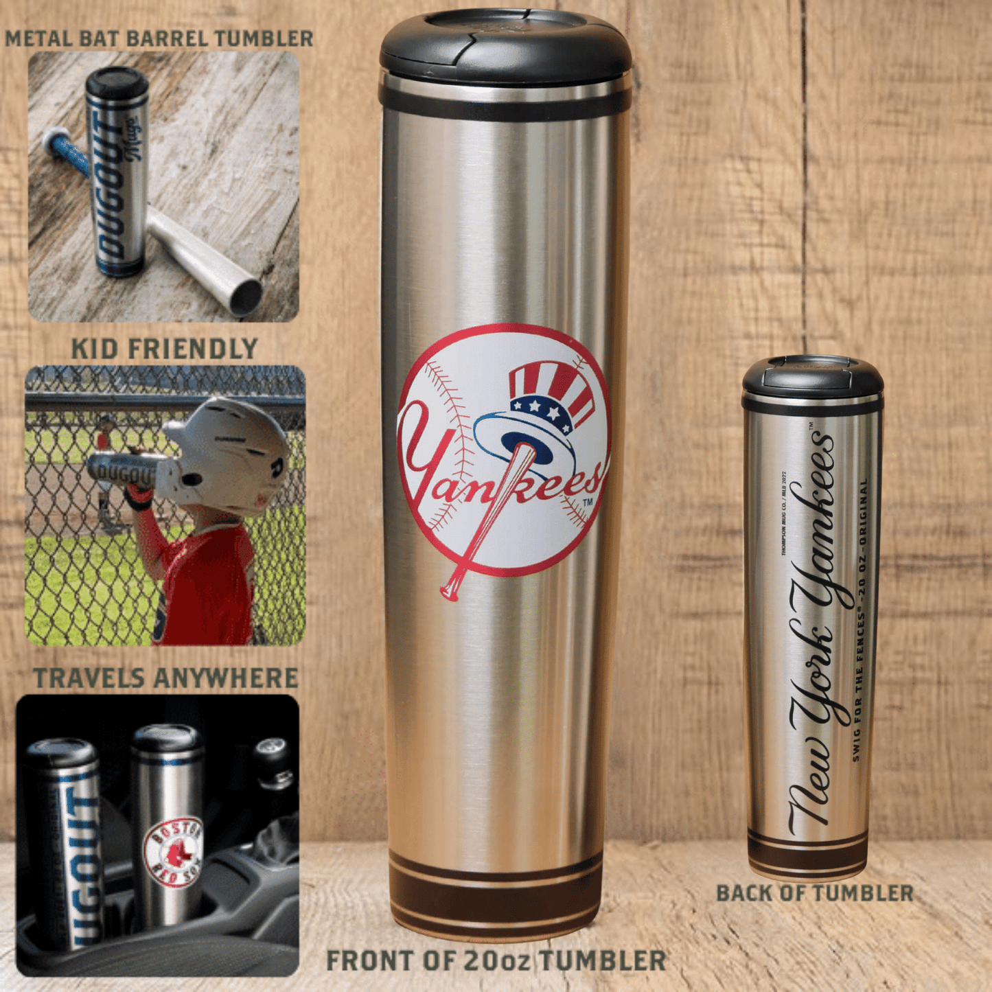Metal Dugout Mug | MLB Bat Mug