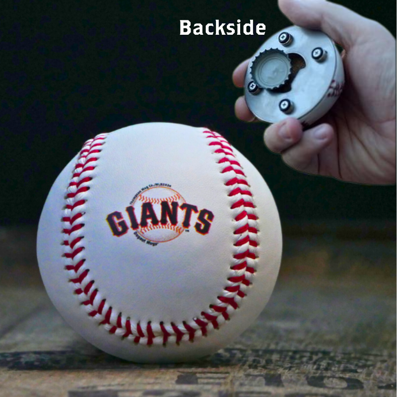 Choose From All 30 MLB Team Cutters - Half Baseball Bottle Opener