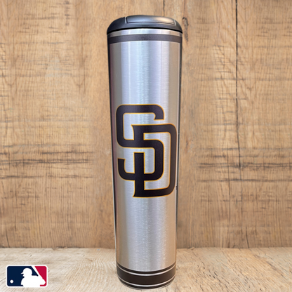 San Diego Padres Metal Dugout Mug | Stainless Steel Baseball Bat Mug