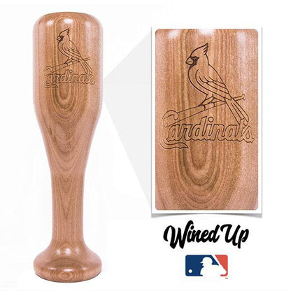 baseball bat wine glass St.Louis Cardinals