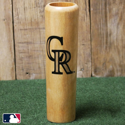 Colorado Rockies "CR" INKED! Dugout Mug® | Baseball Bat Mug