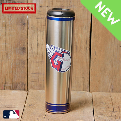 Cleveland Guardians Metal Dugout Mug | Stainless Steel Baseball Bat Mug
