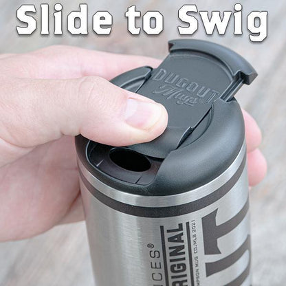 Cleveland Guardians Metal Dugout Mug | Stainless Steel Baseball Bat Mug