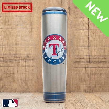 Texas Rangers Metal Dugout Mug | Stainless Steel Baseball Bat Mug